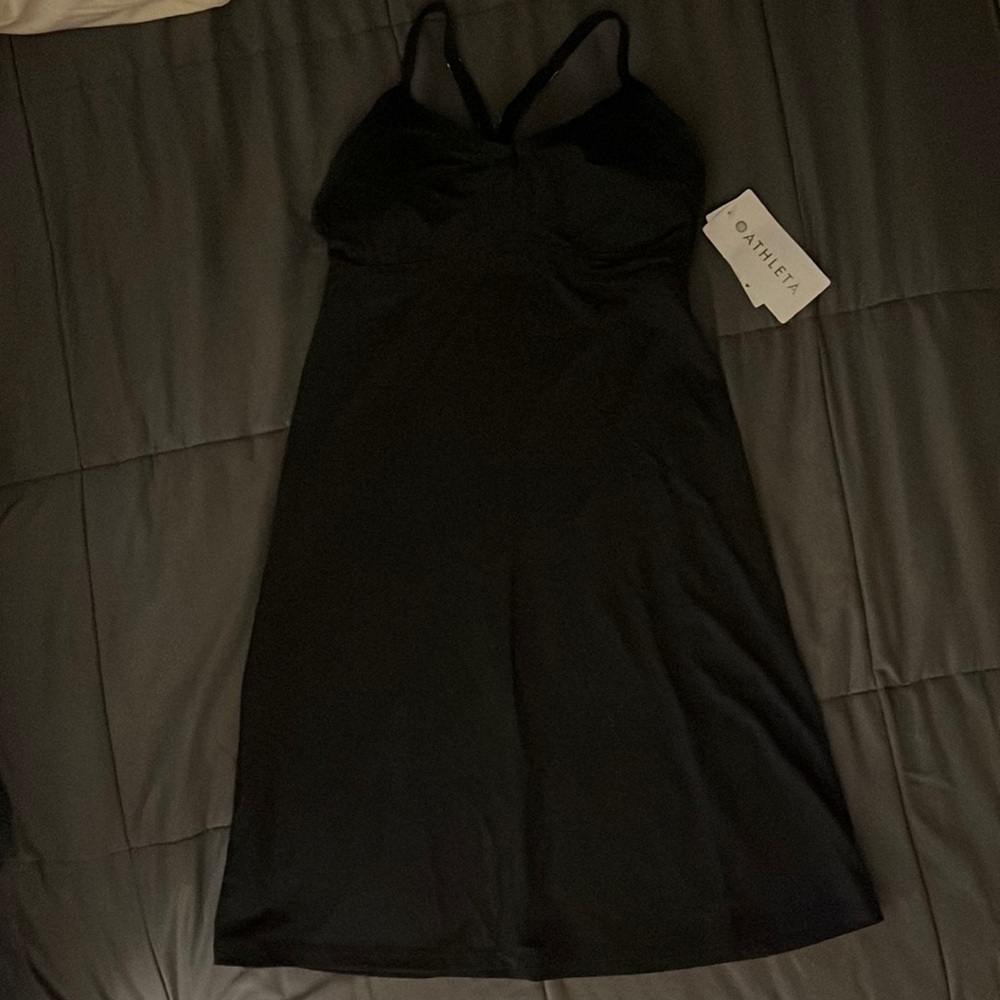 Brand new with tags Athleta dress; black; size small